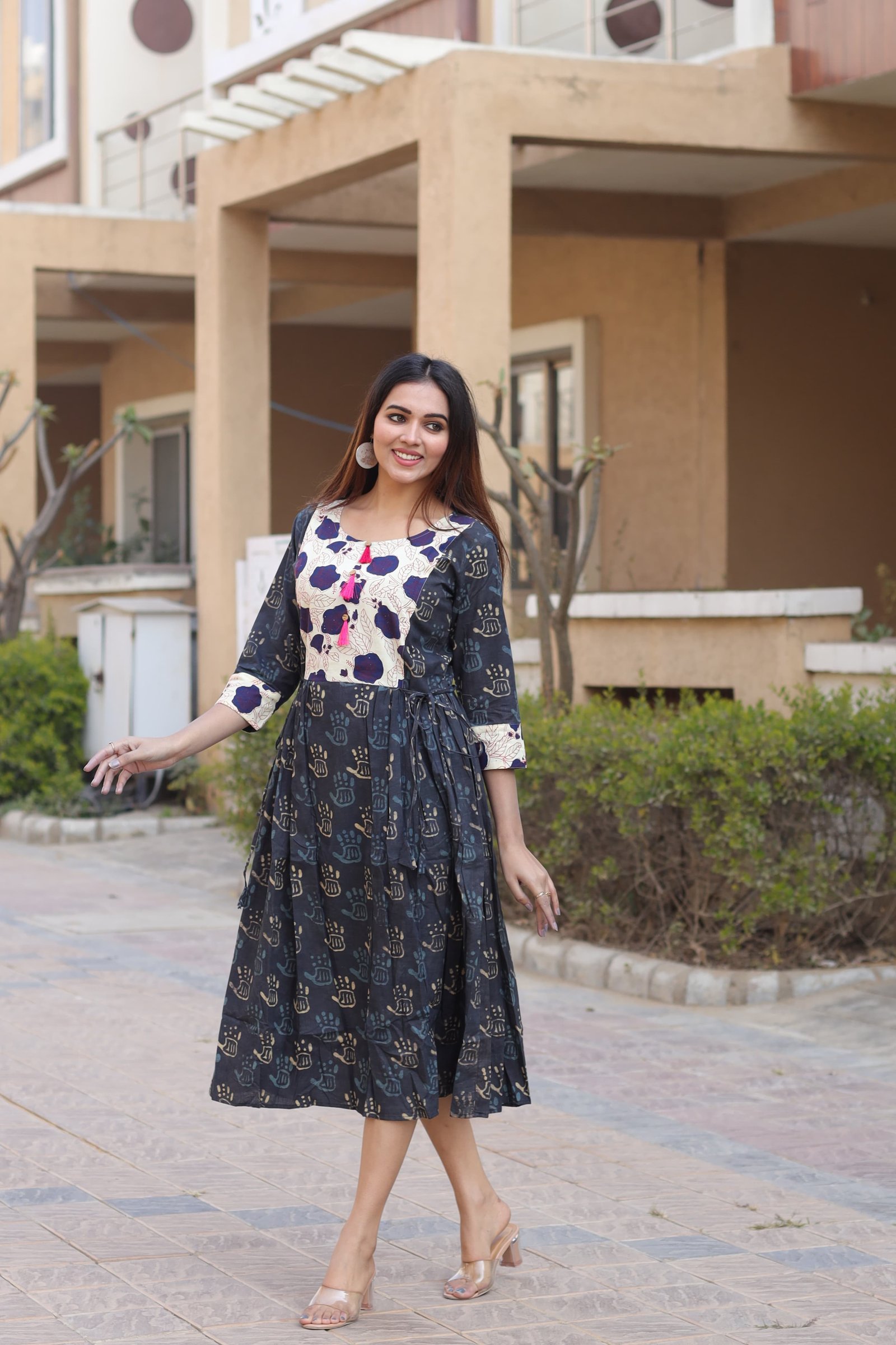 Cotton Printed Dress
