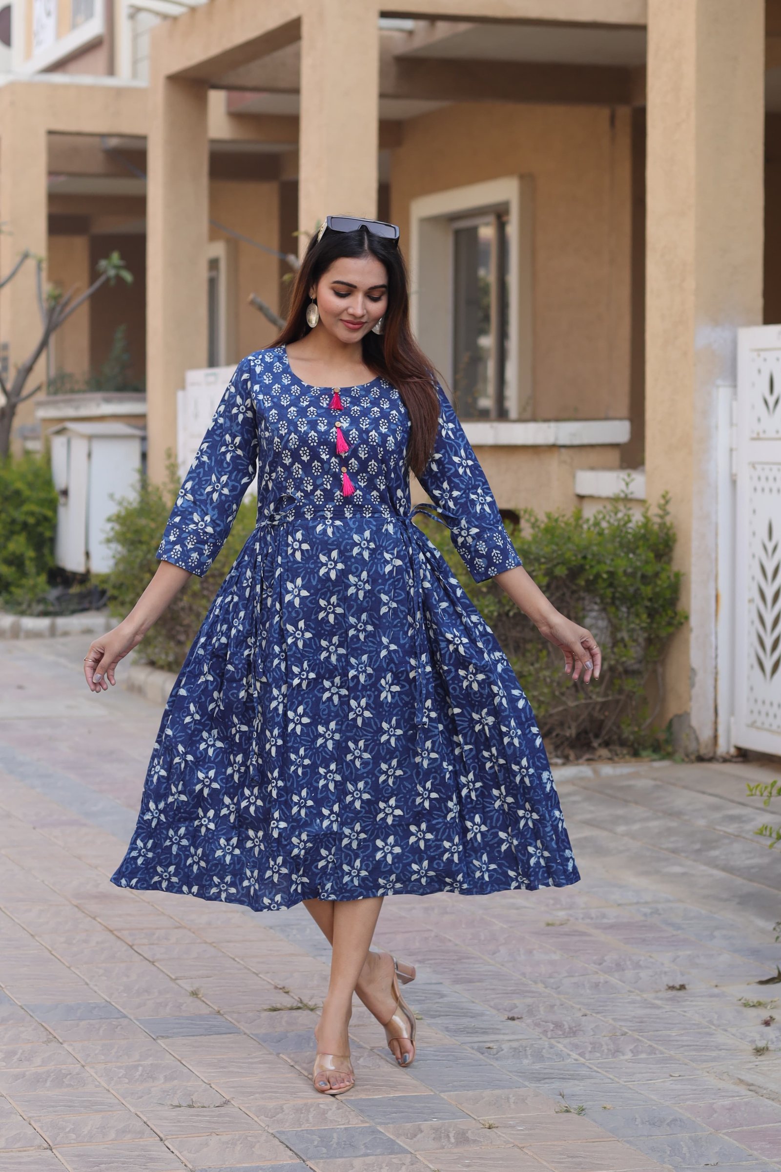 Cotton Printed Dress