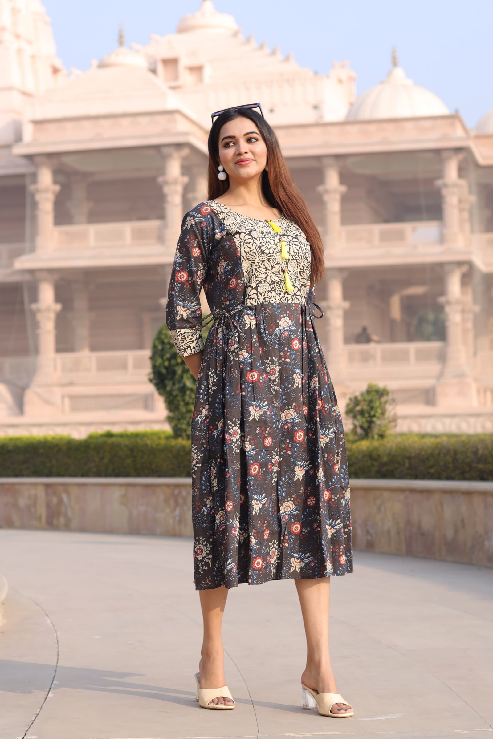 Cotton Printed Dress