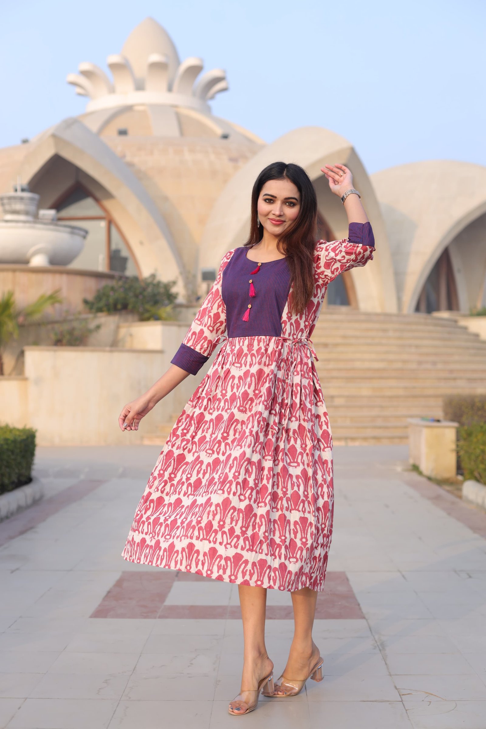 Cotton Printed Dress