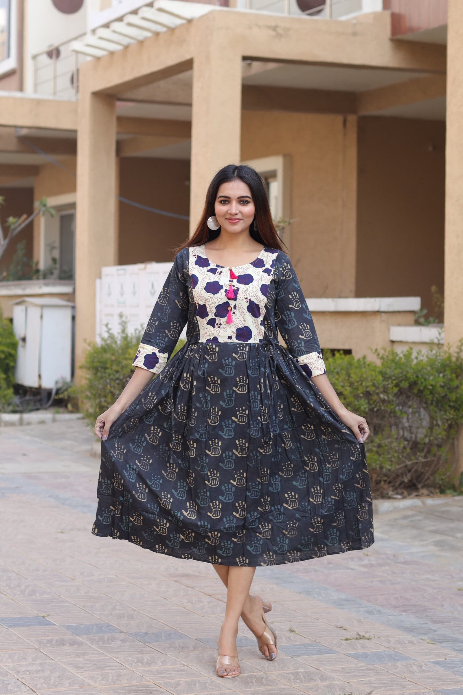 Cotton Printed Dress