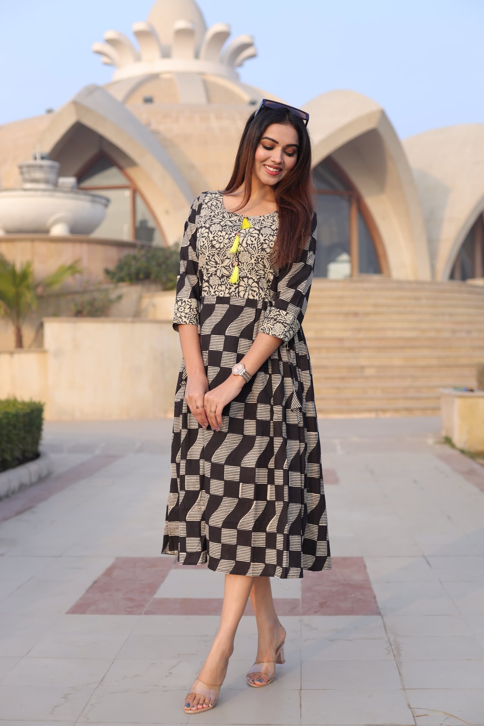 Cotton Printed Dress