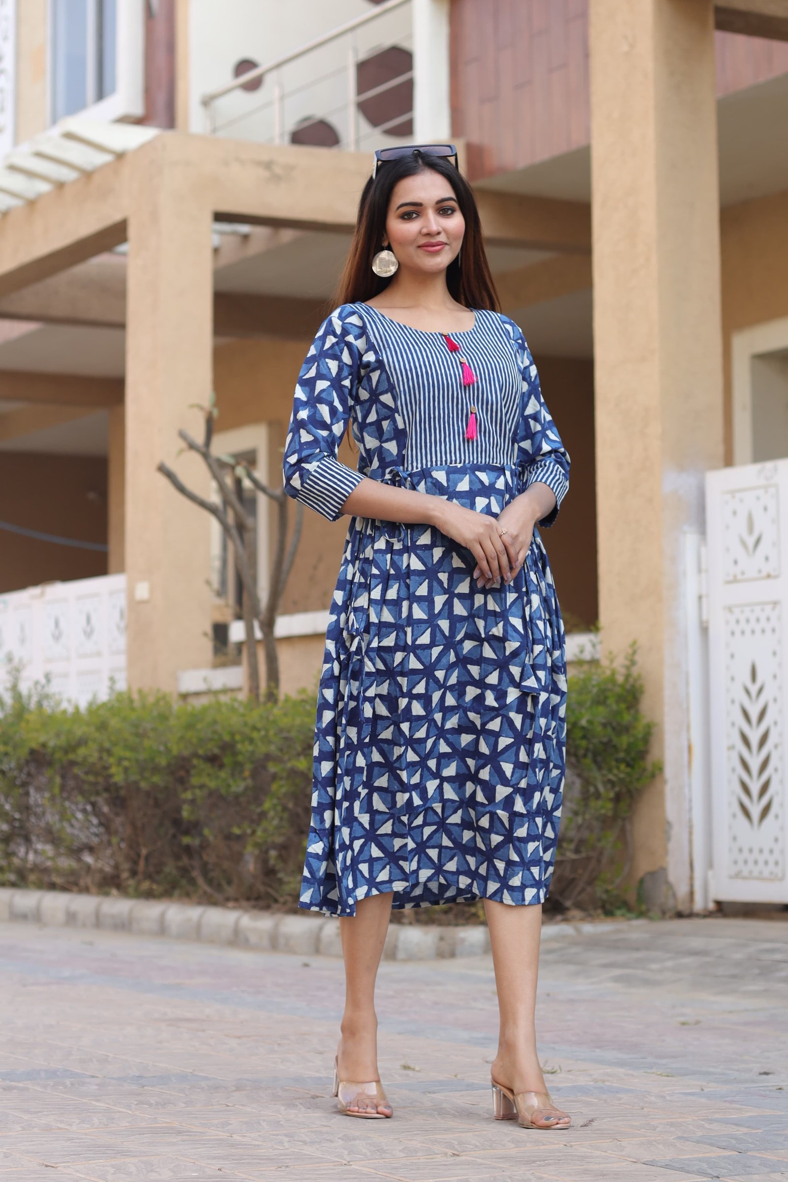 Cotton Printed Dress
