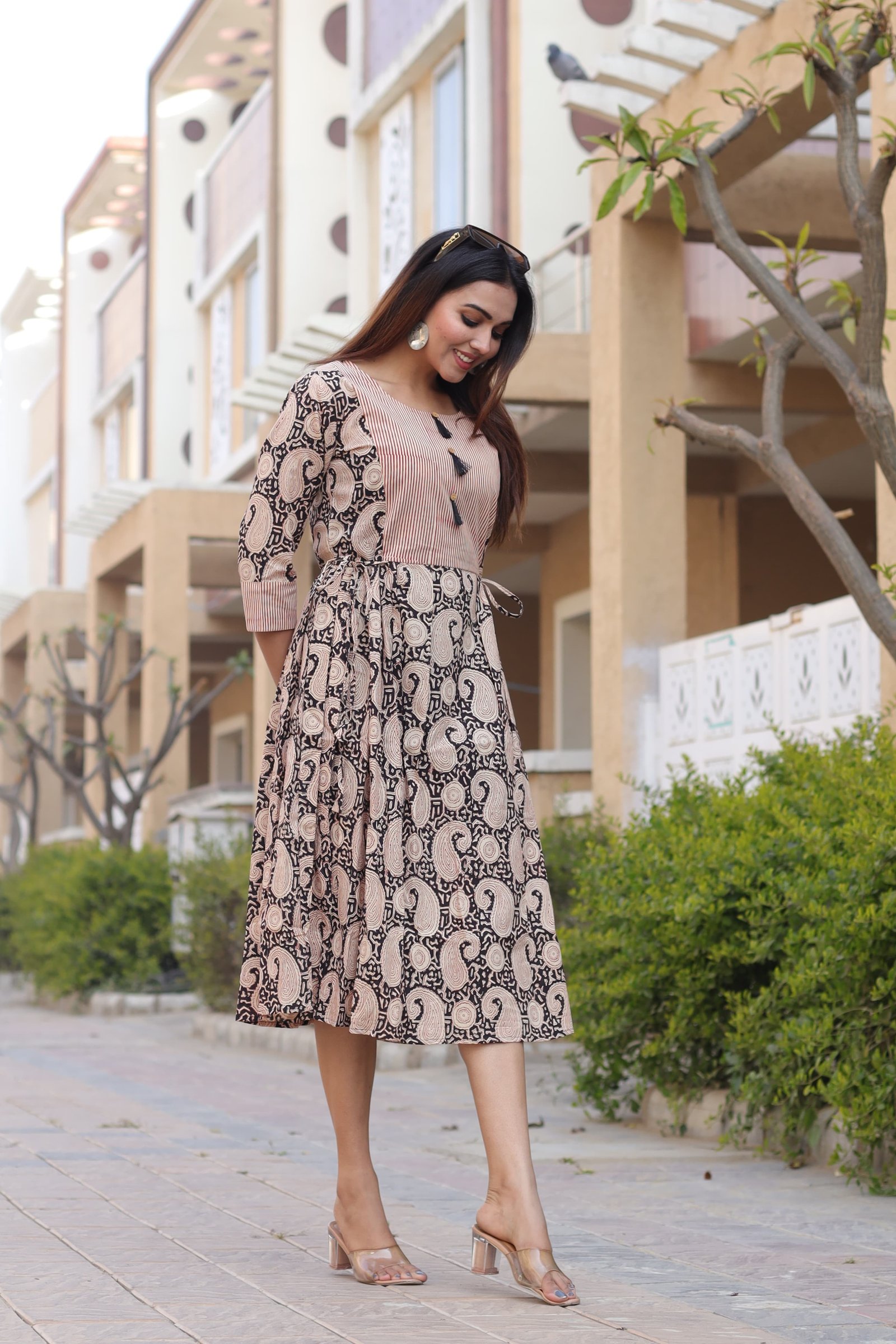 Cotton Printed Dress