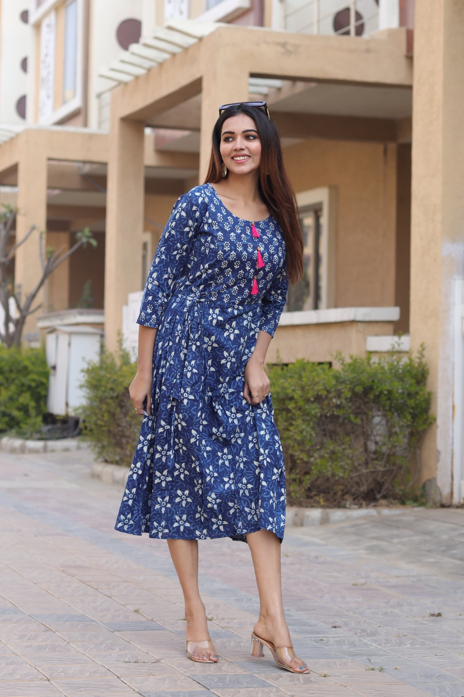 Cotton Printed Dress