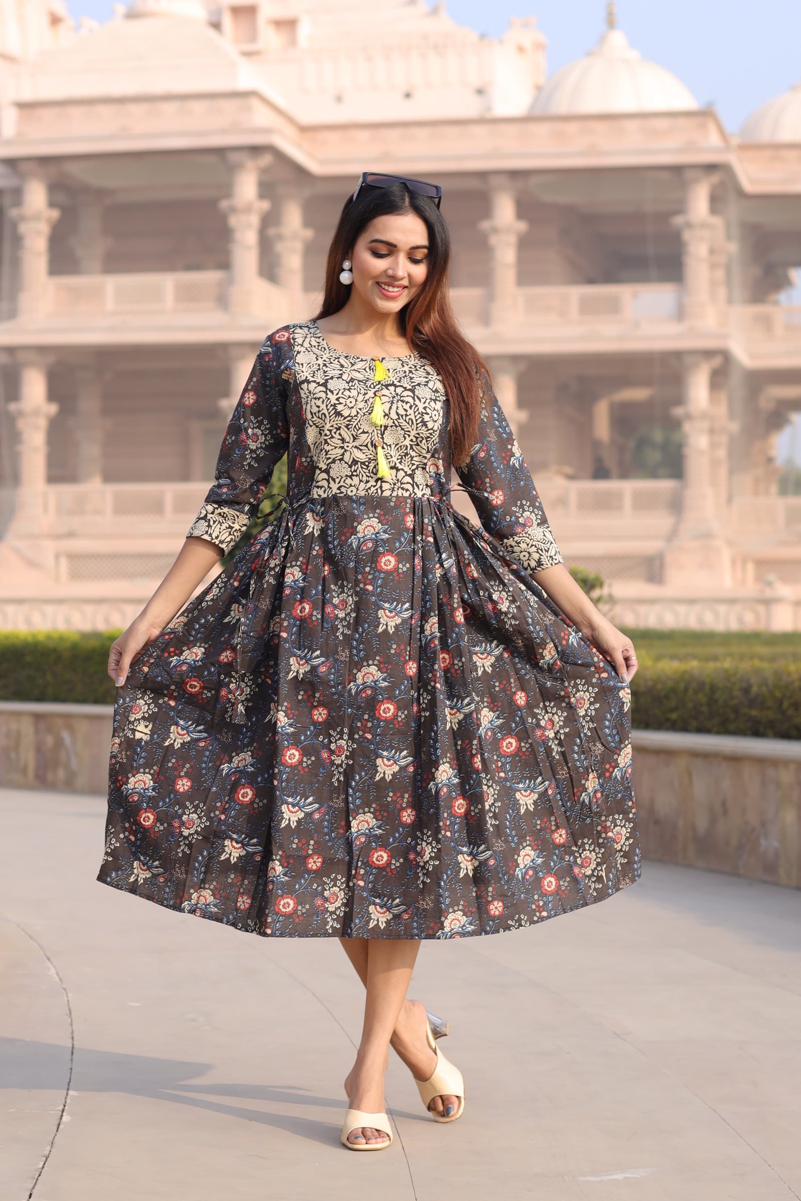 Cotton Printed Dress