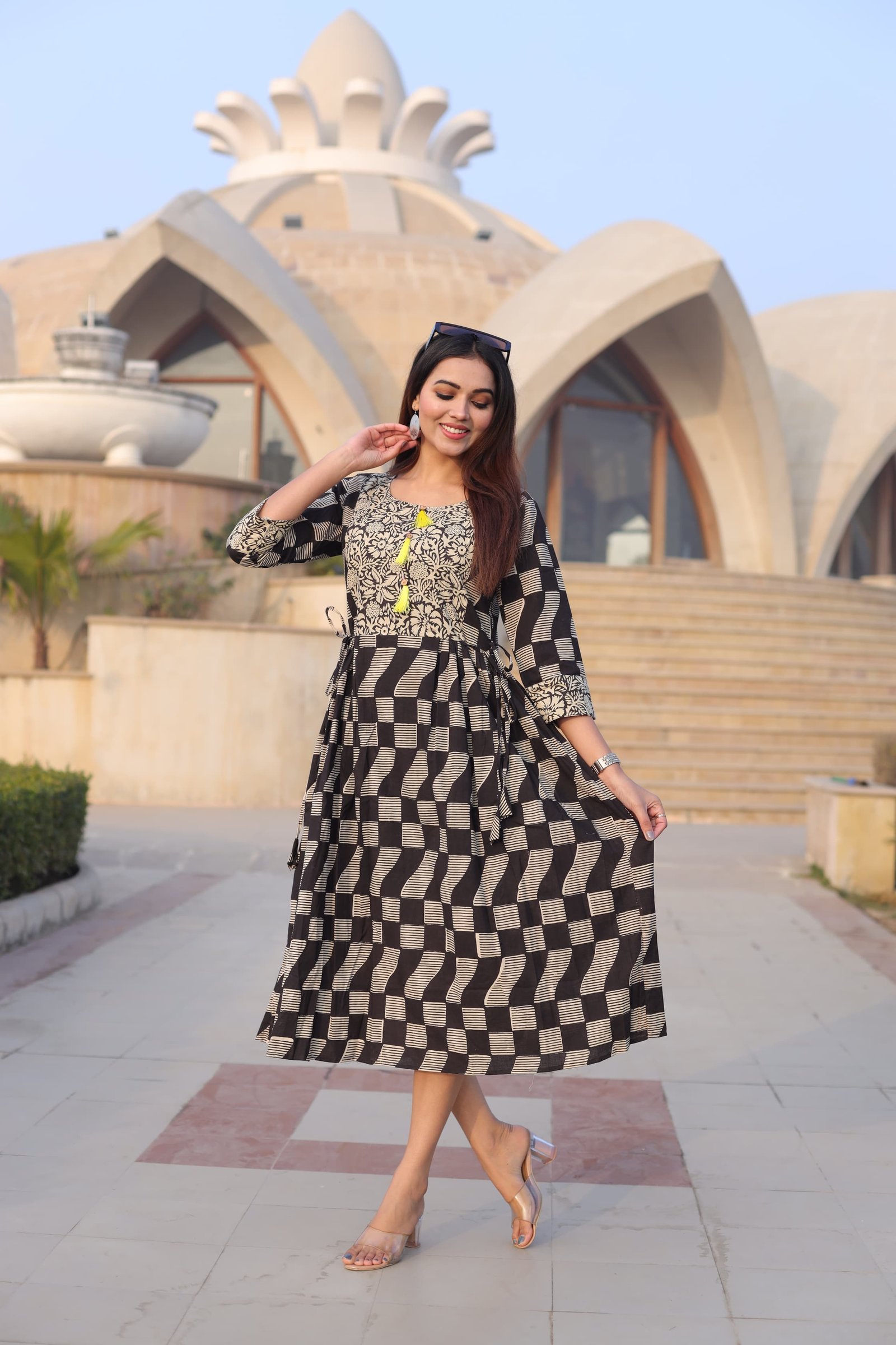 Cotton Printed Dress