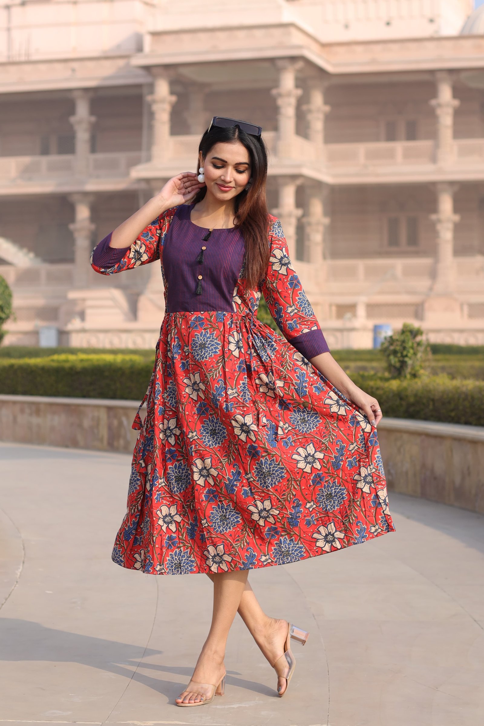 Cotton Printed Dress