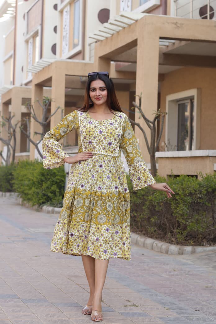 Cotton Printed Dress