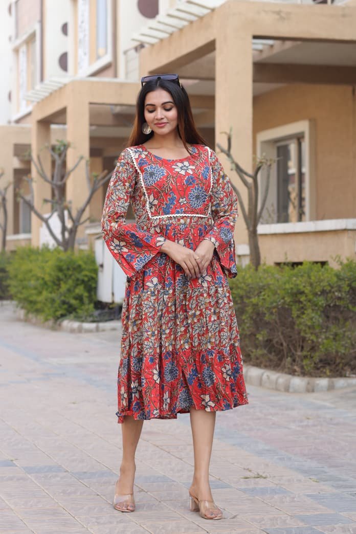 Cotton Printed Dress