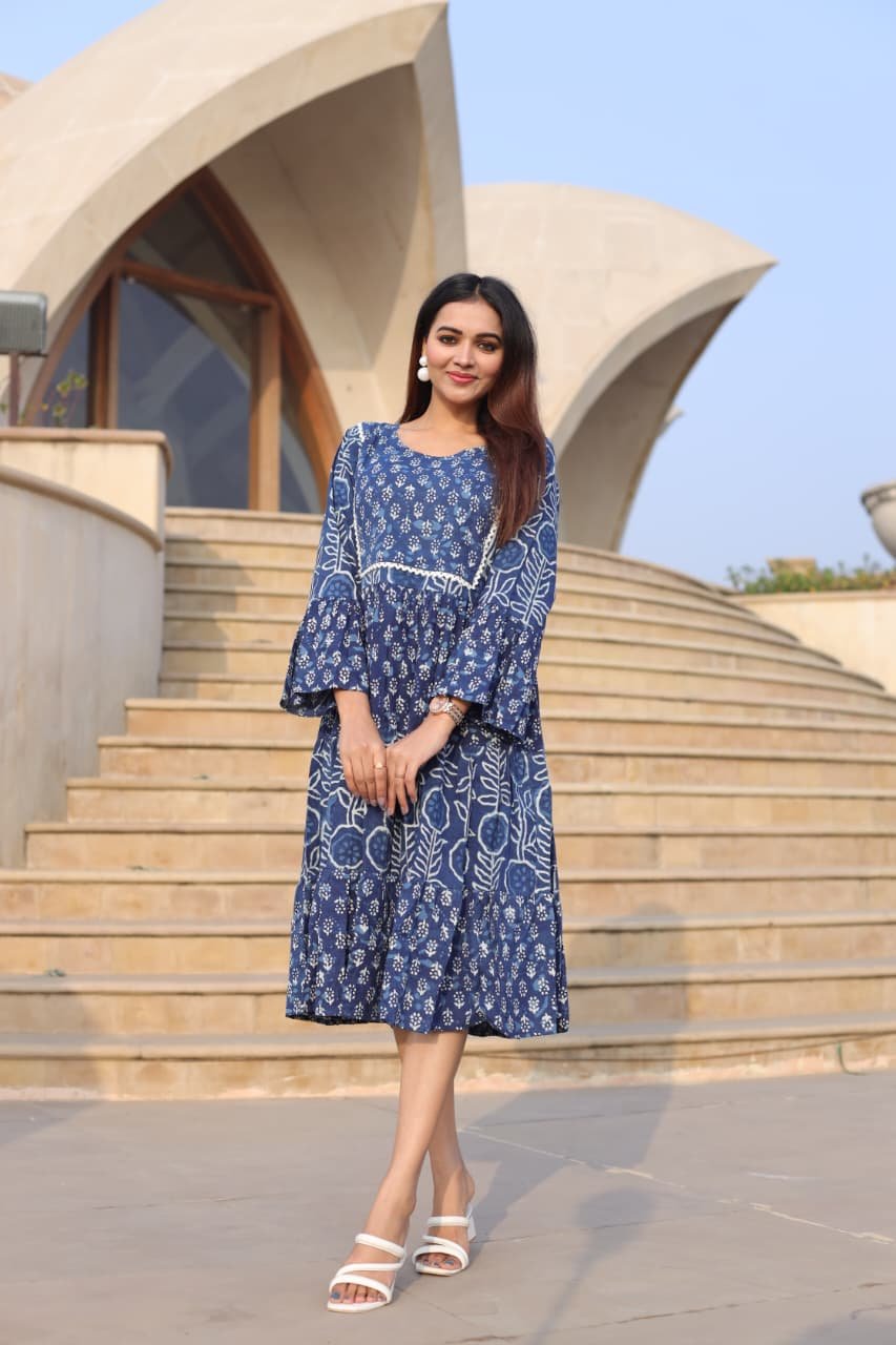 Cotton Printed Dress