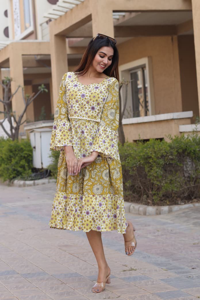 Cotton Printed Dress