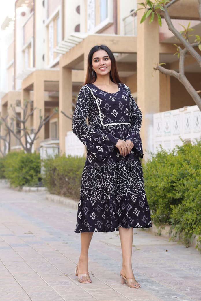 Cotton Printed Dress