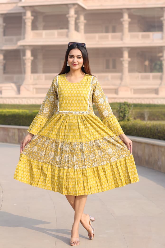 Cotton Printed Dress