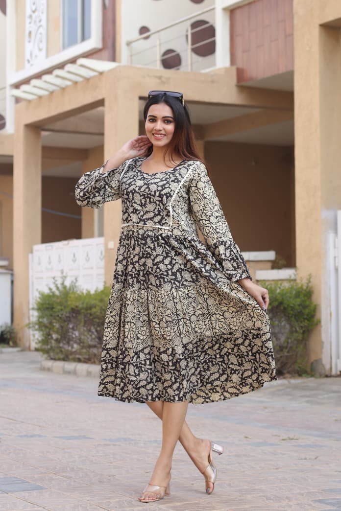 Cotton Printed Dress