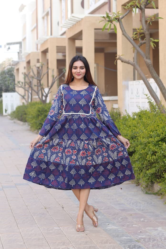 Cotton Printed Dress