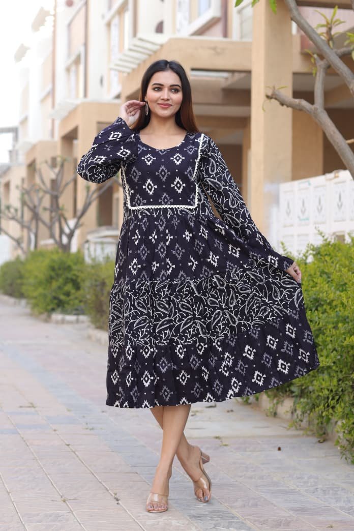 Cotton Printed Dress