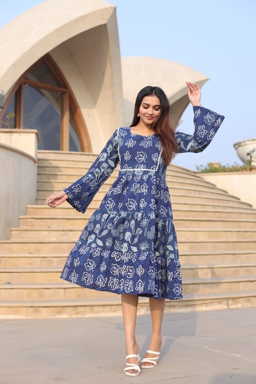 Cotton Printed Dress