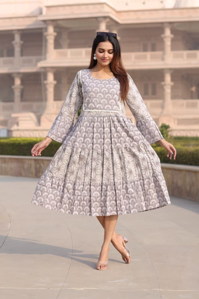 Cotton Printed Dress