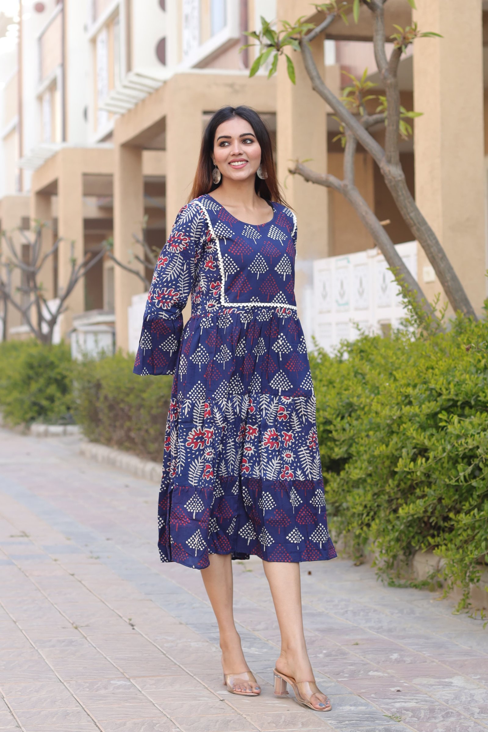 Cotton Printed Dress