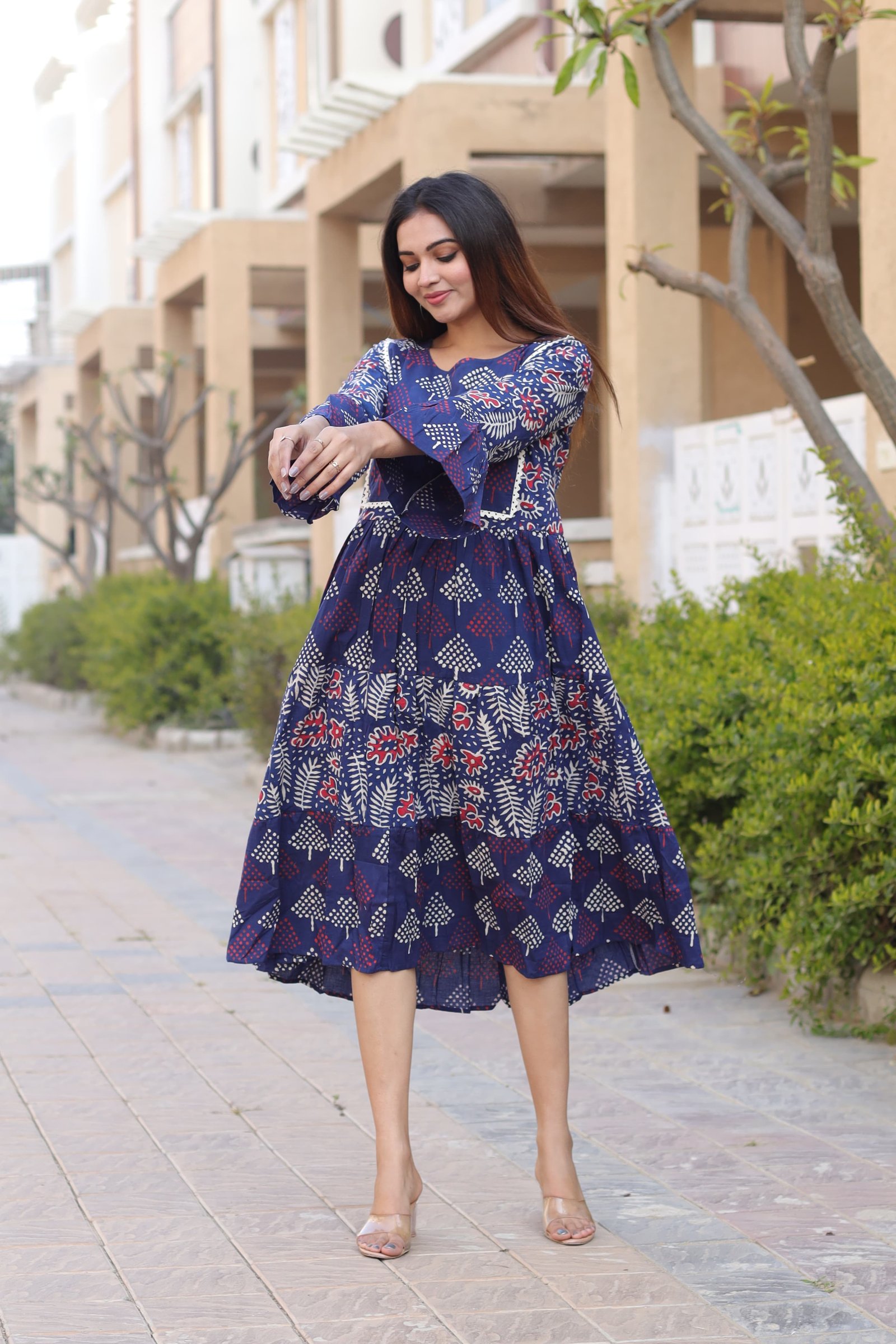 Cotton Printed Dress