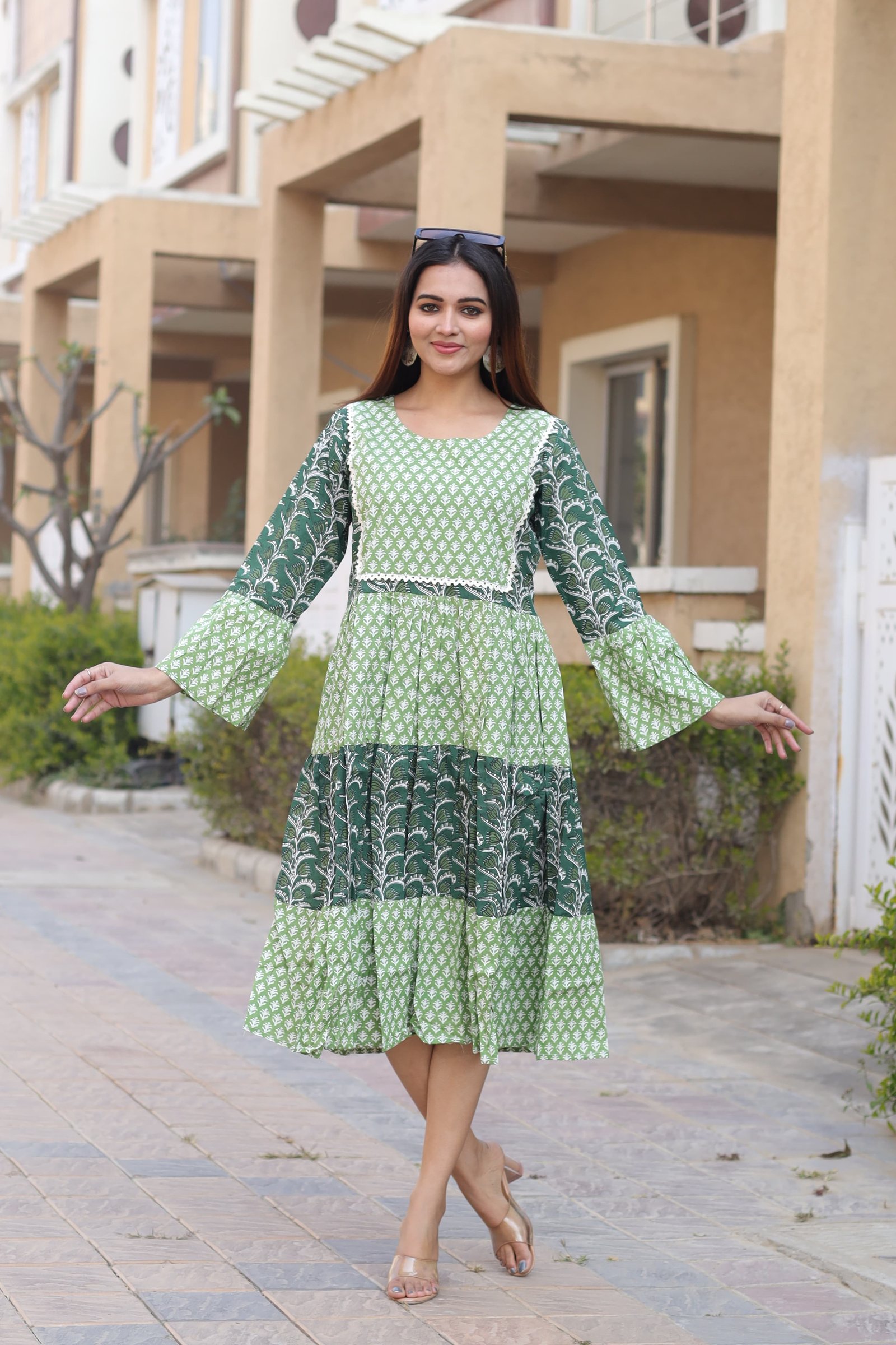 Cotton Printed Dress