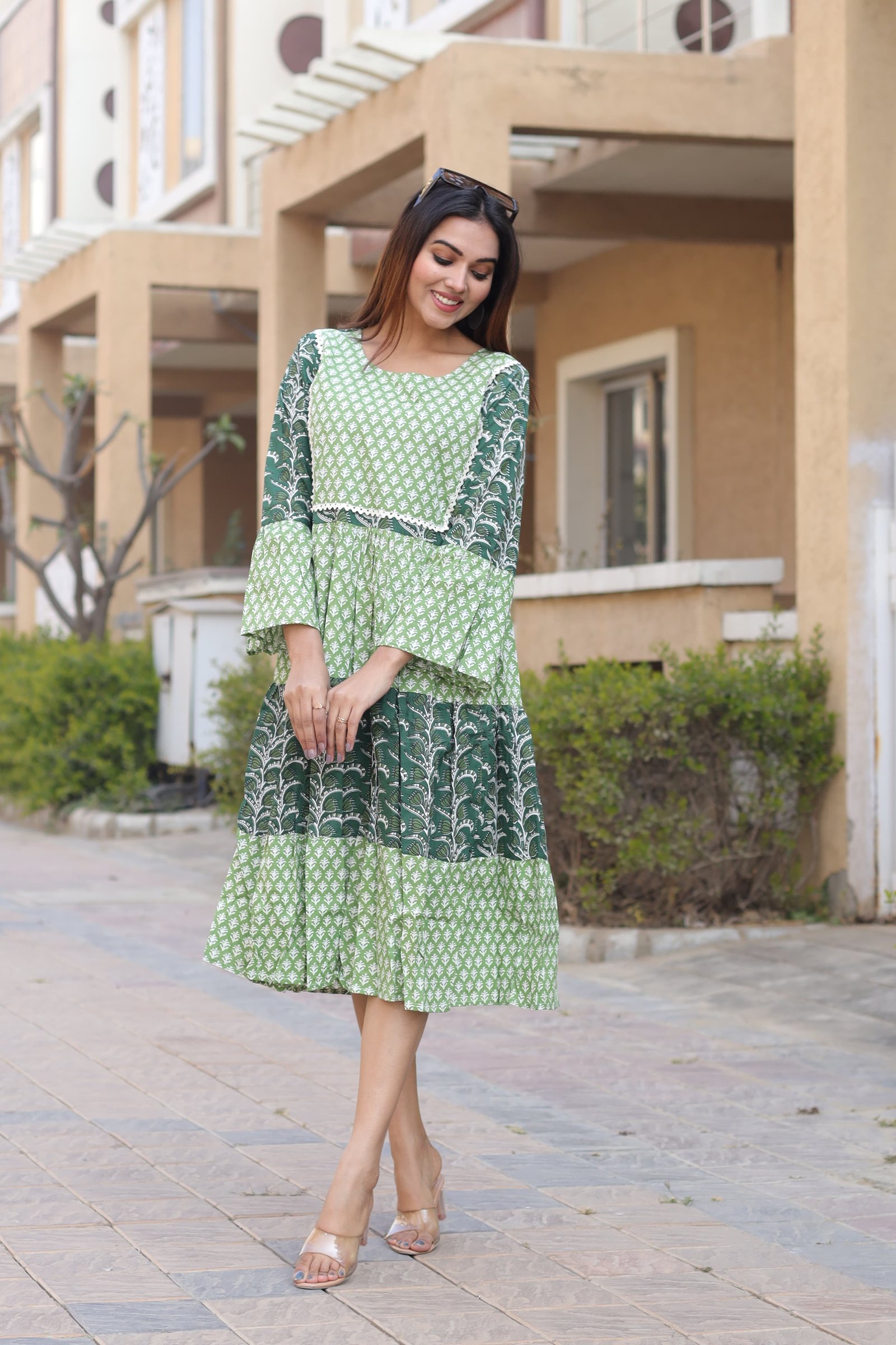Cotton Printed Dress