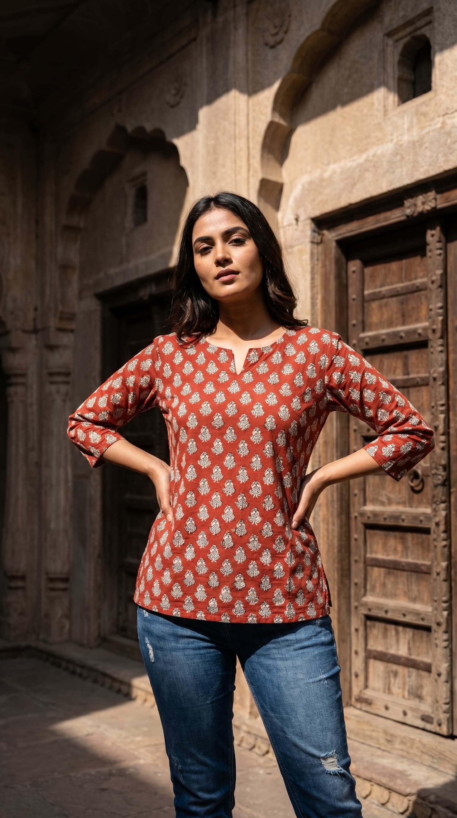 Cotton Printed Top