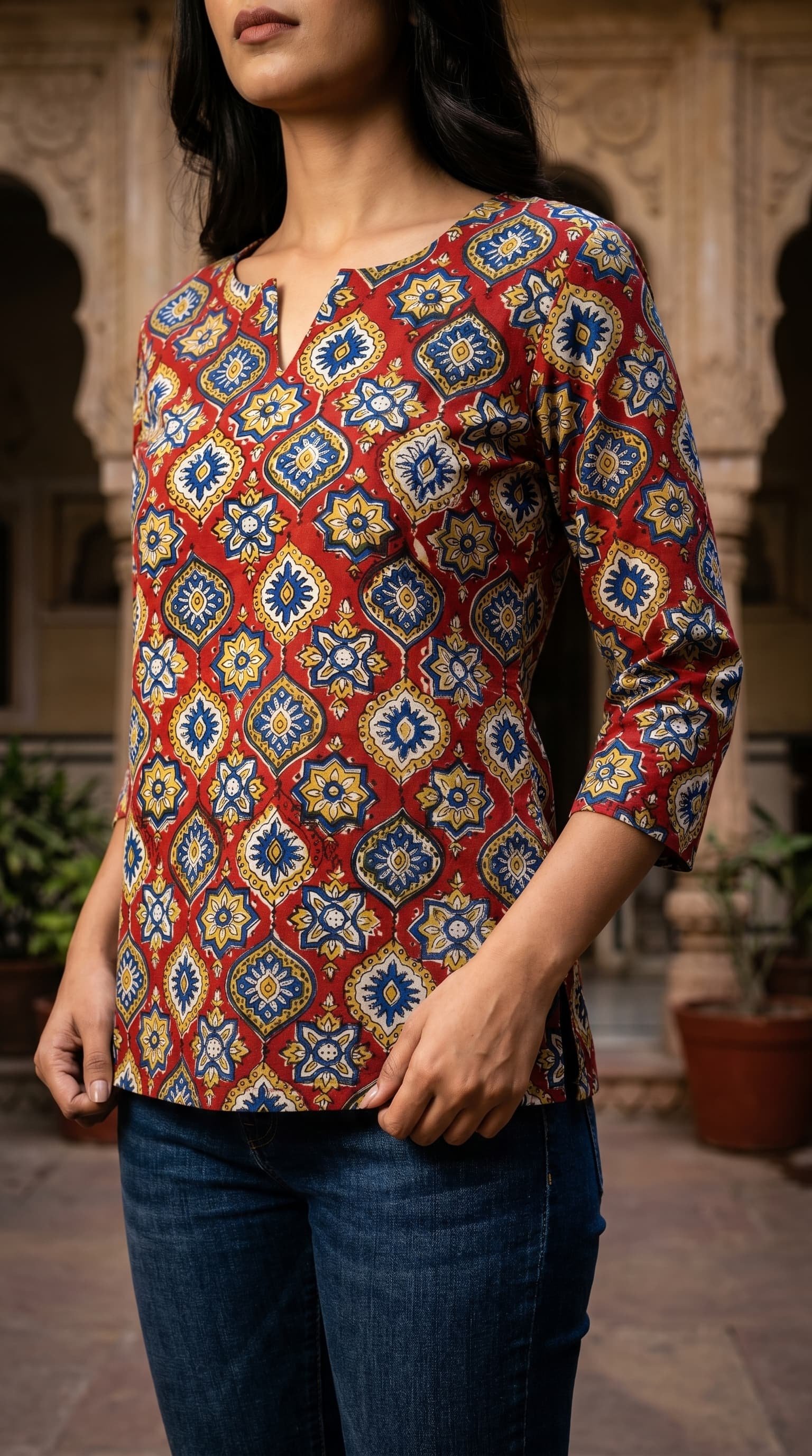 Cotton Printed Top
