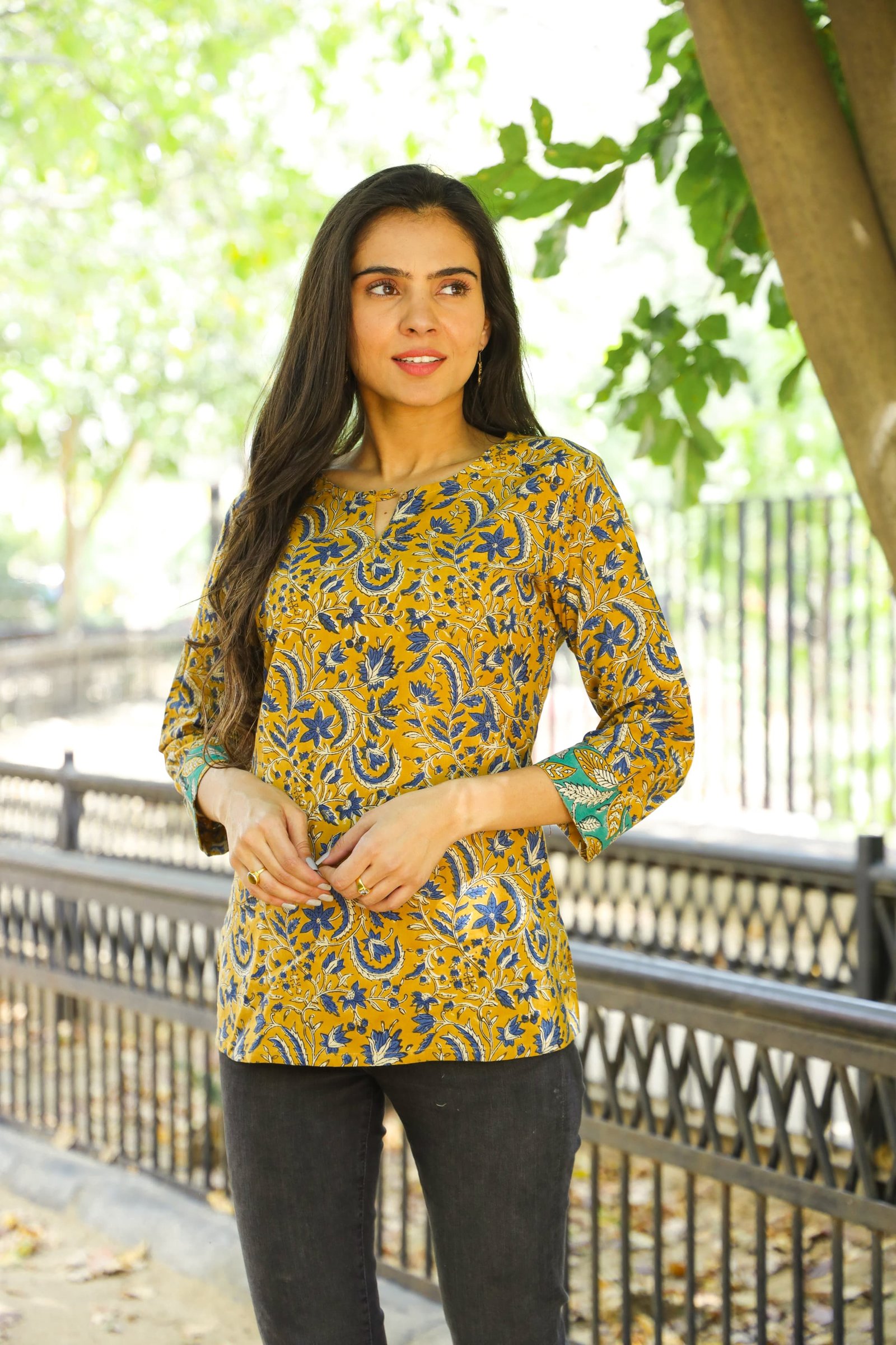 Cotton Printed Top