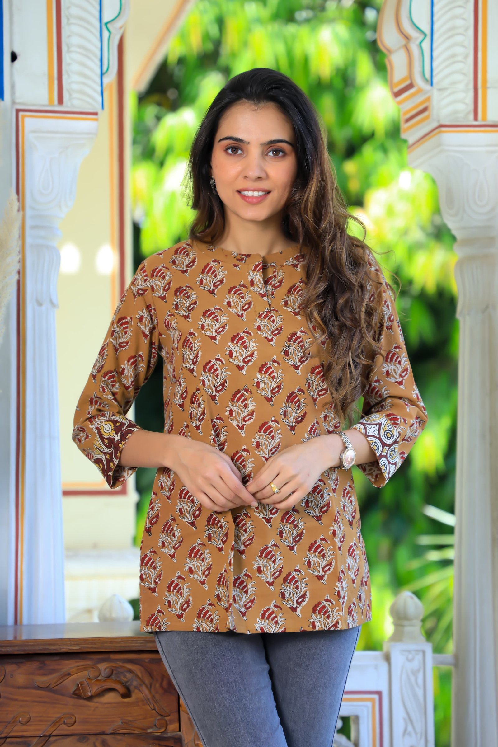 Cotton Printed Top