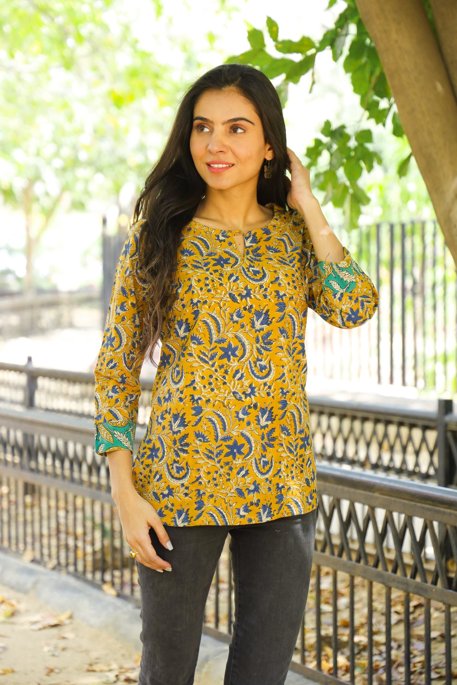 Cotton Printed Top