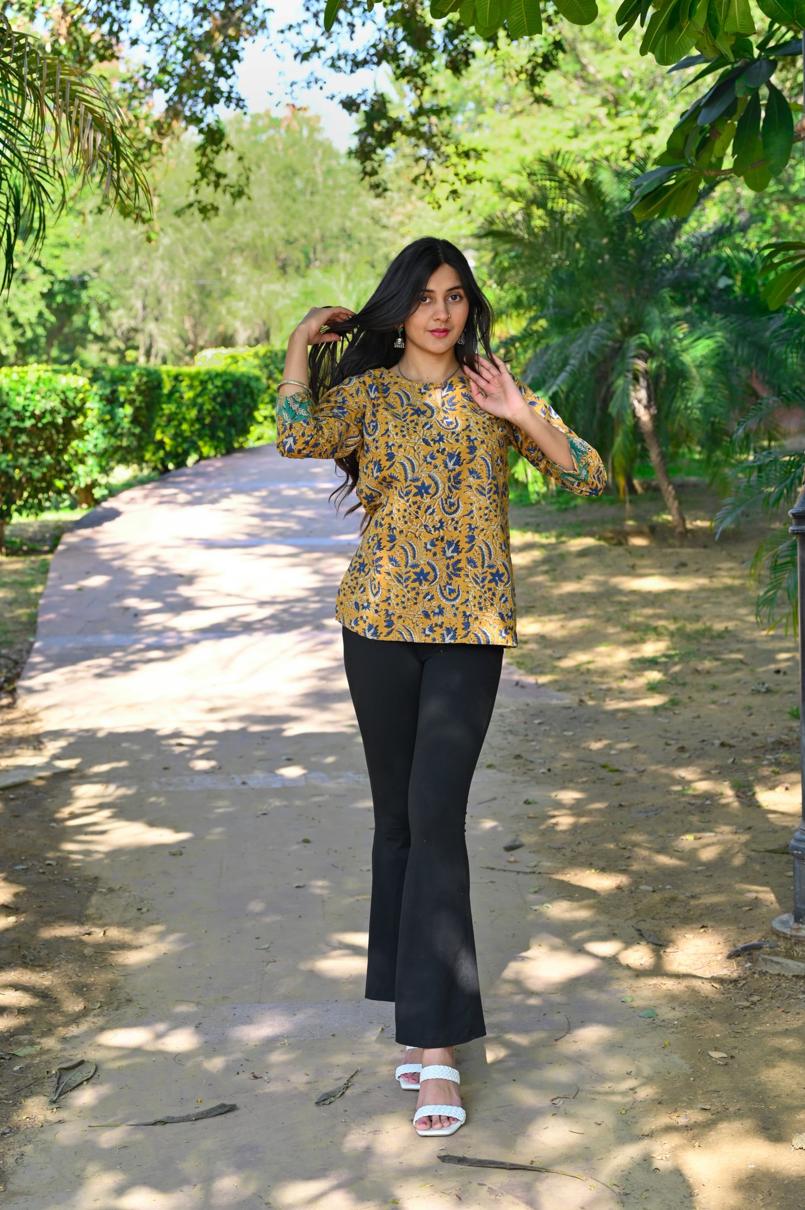 Cotton Printed Top