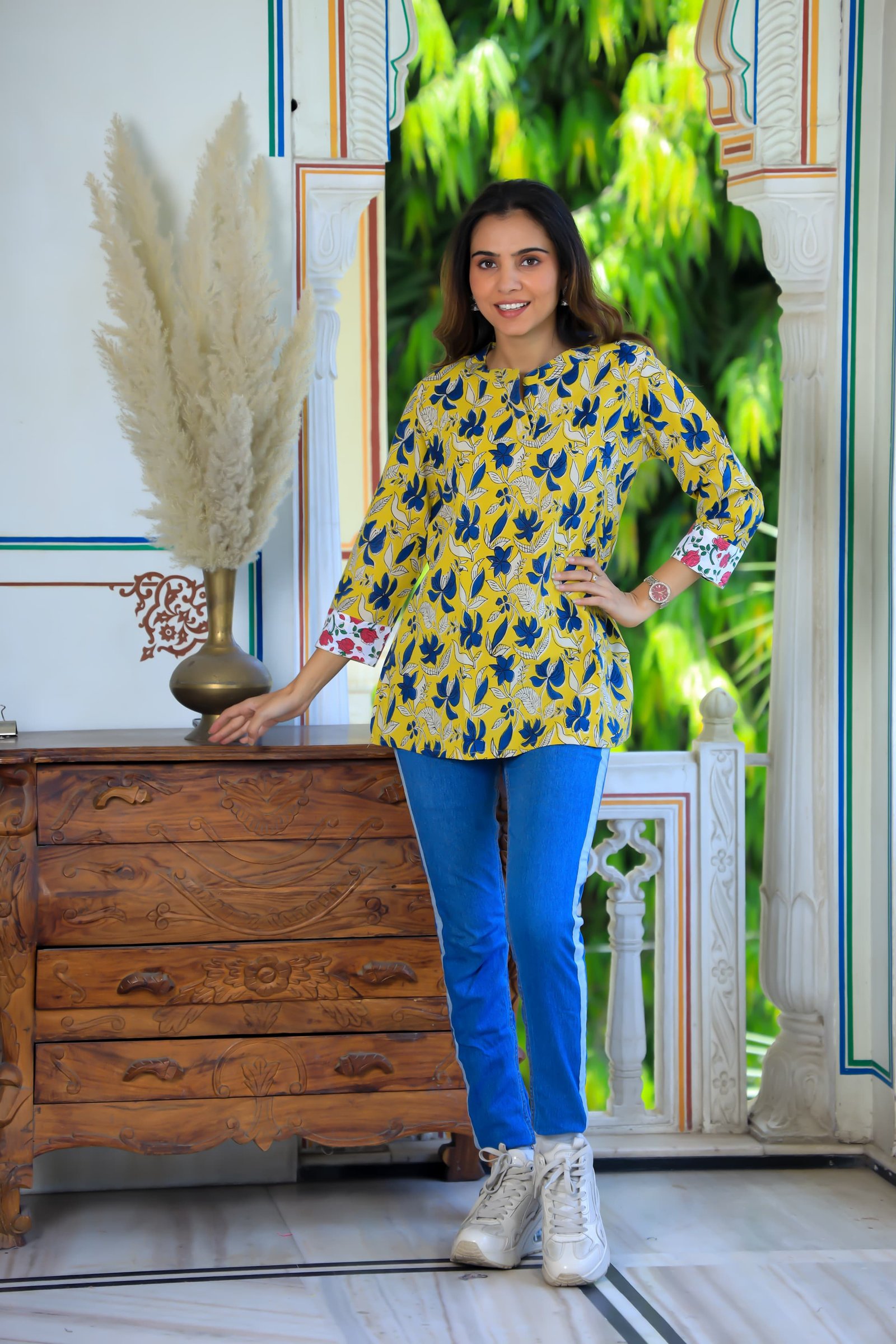 Cotton Printed Top