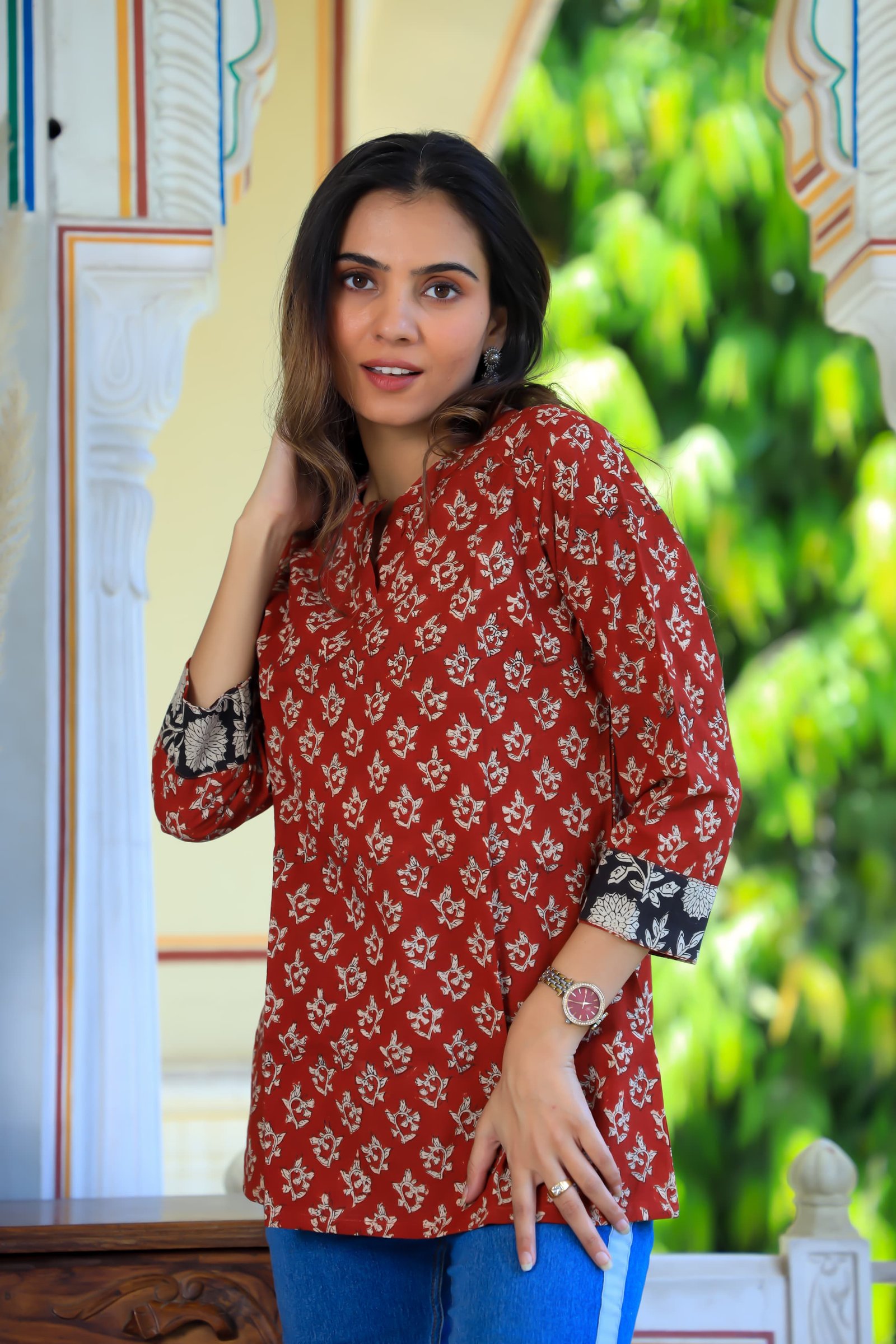 Cotton Printed Top