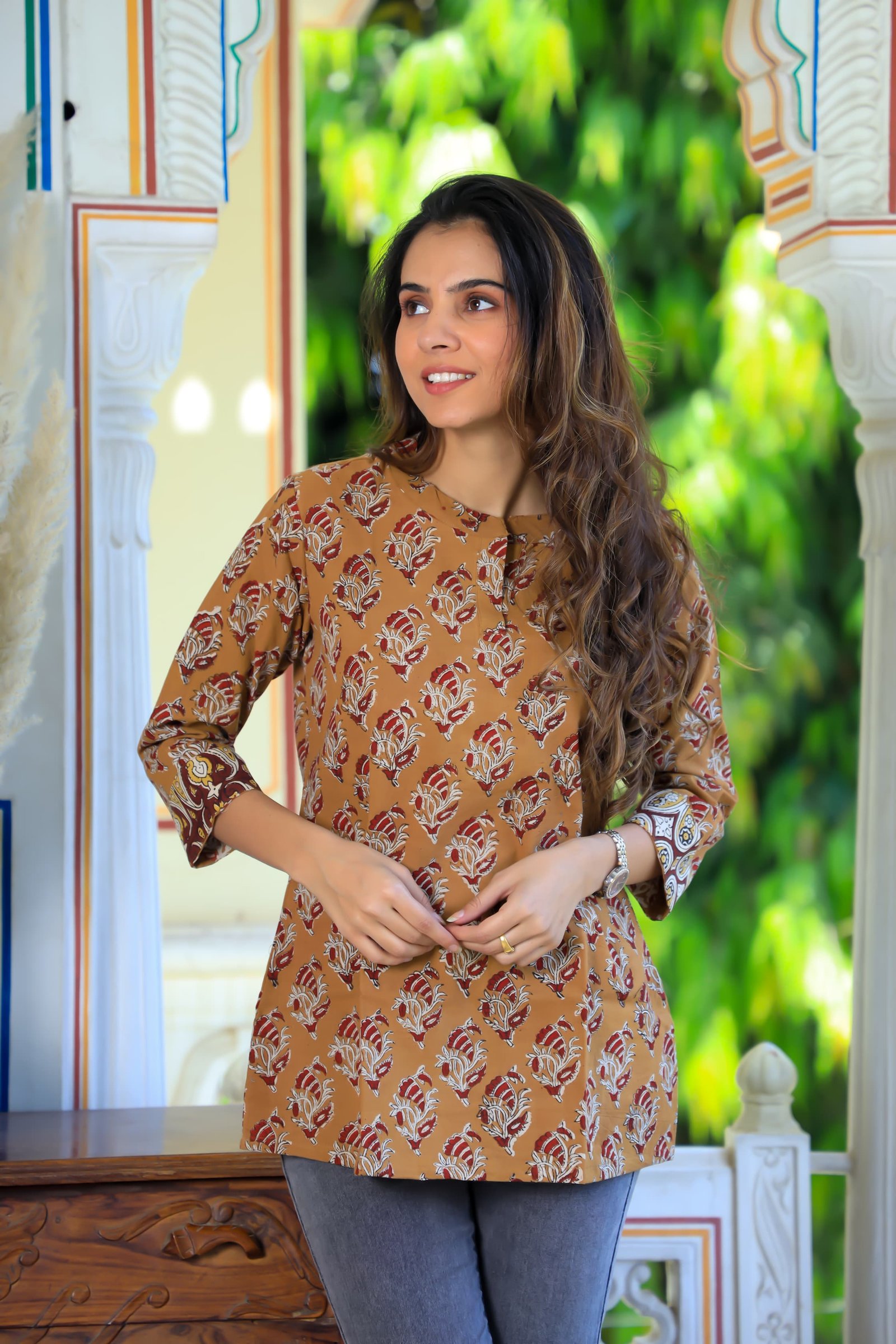 Cotton Printed Top