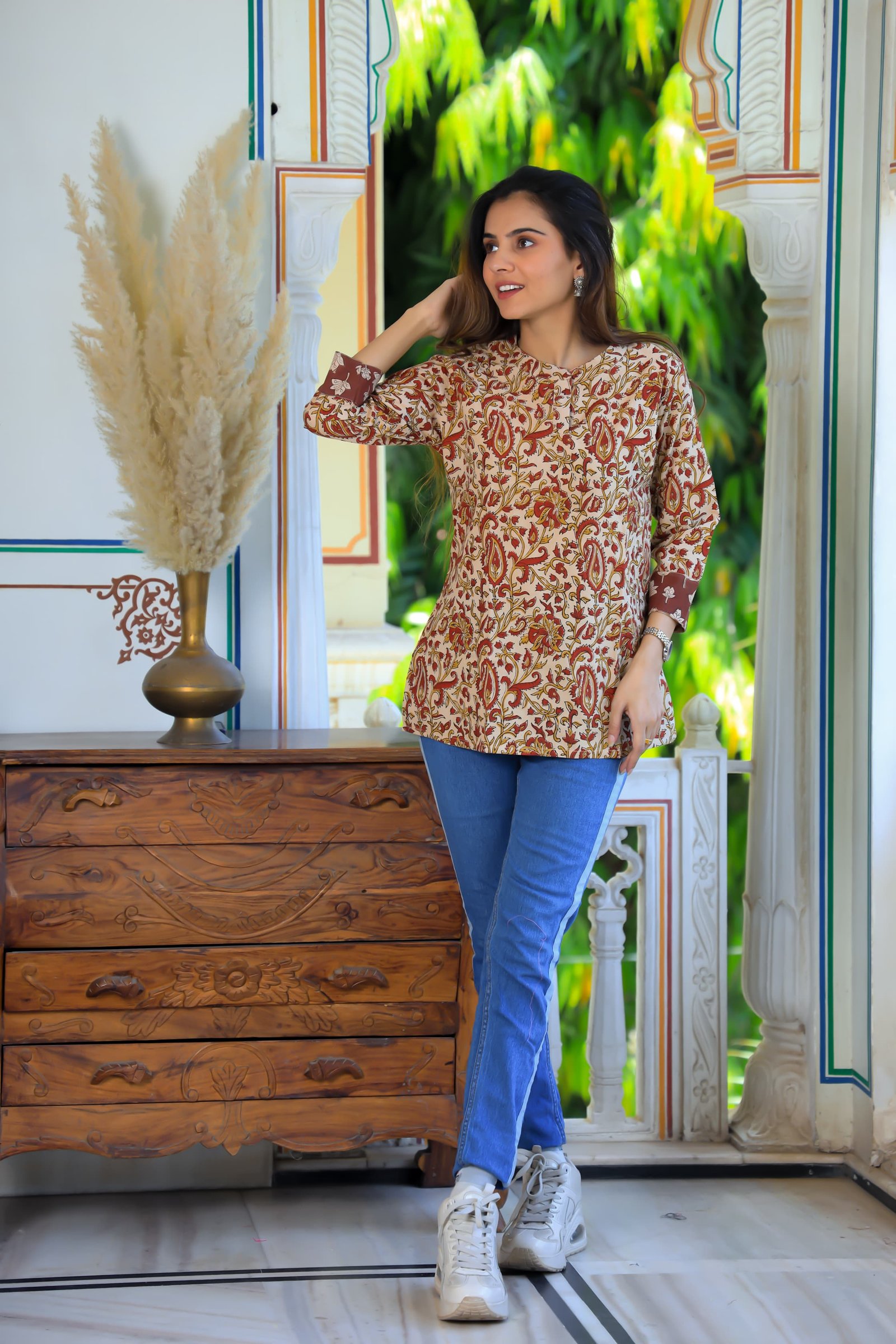 Cotton Printed Top
