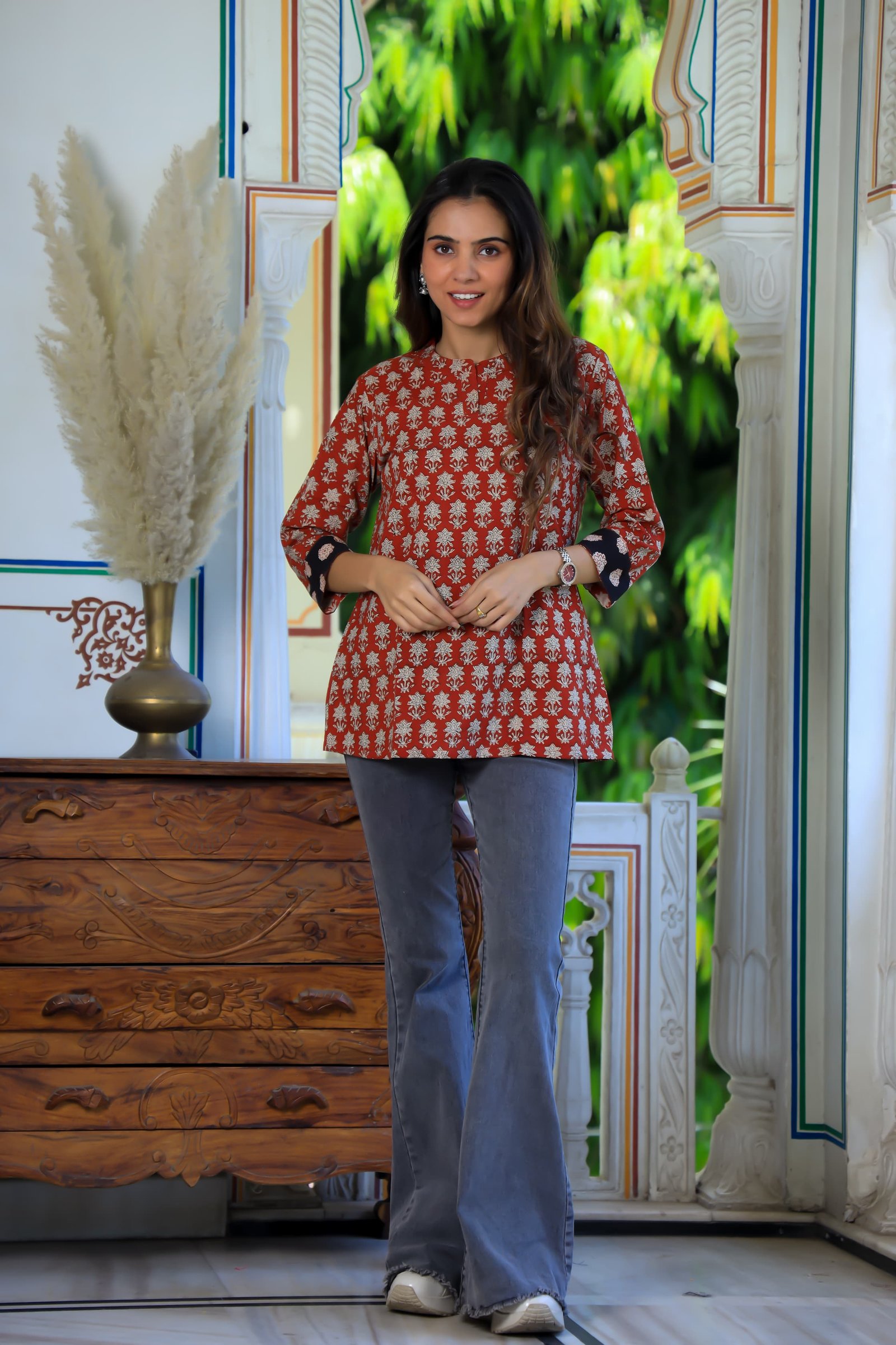Cotton Printed Top