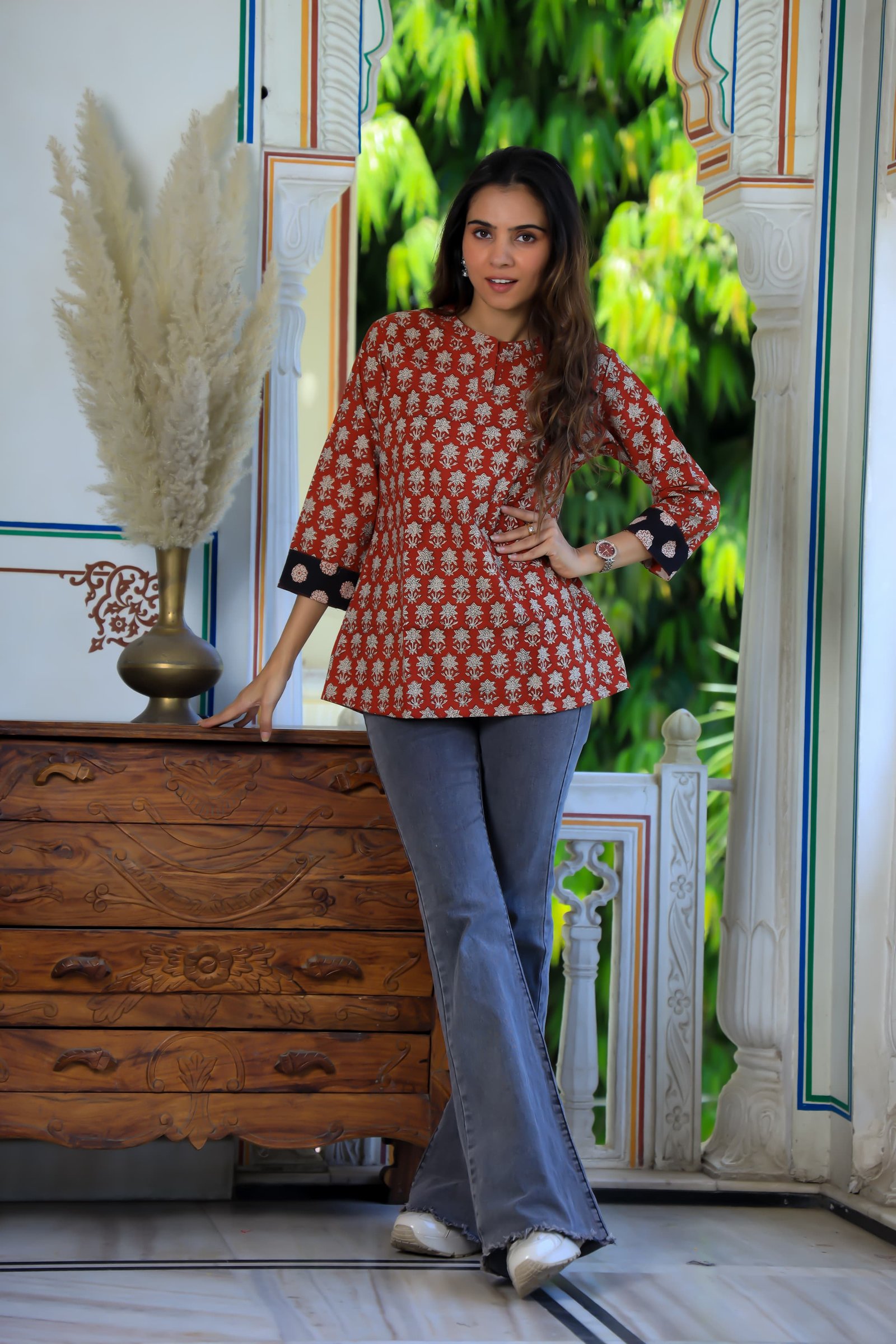 Cotton Printed Top