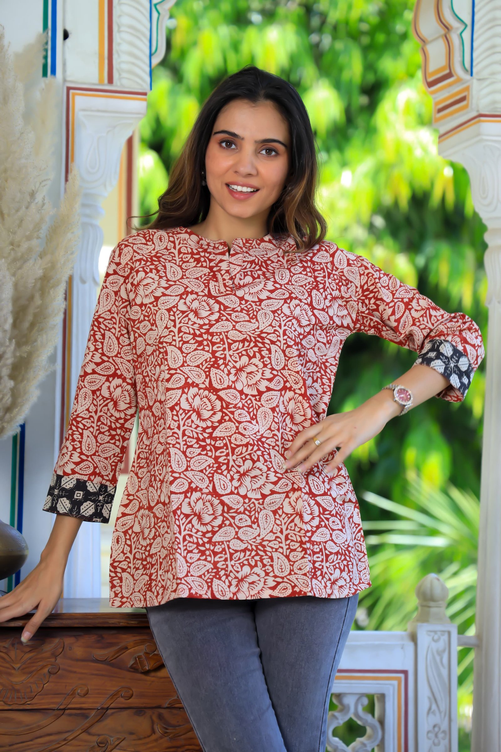 Cotton Printed Top