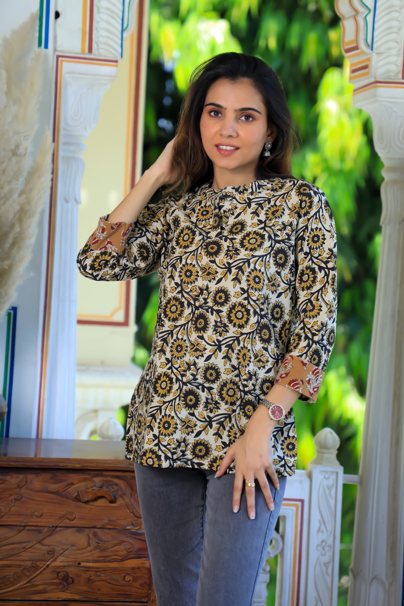 Cotton Printed Top