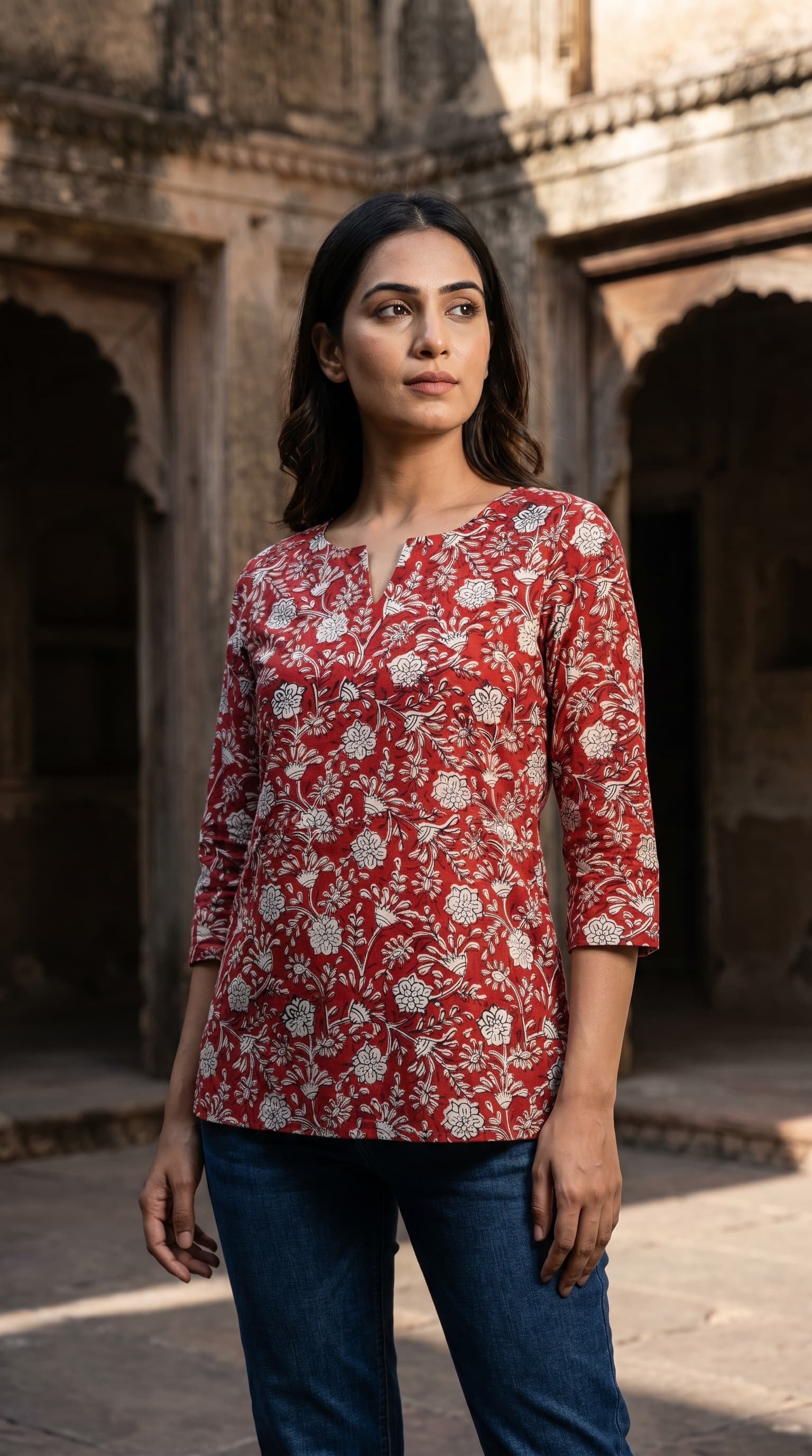 Cotton Printed Top