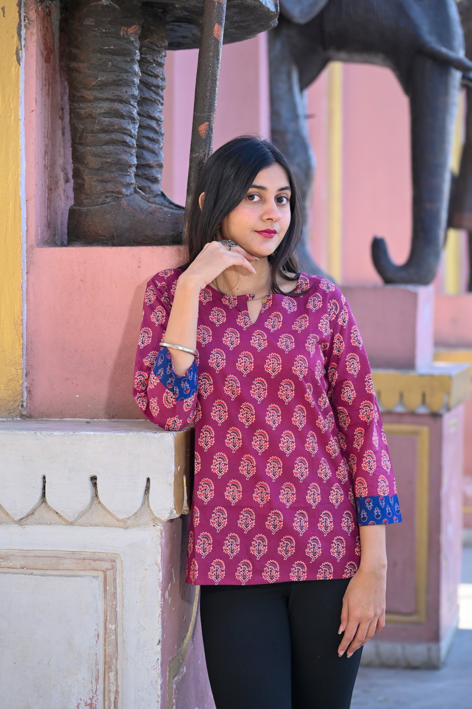 Cotton Printed Top