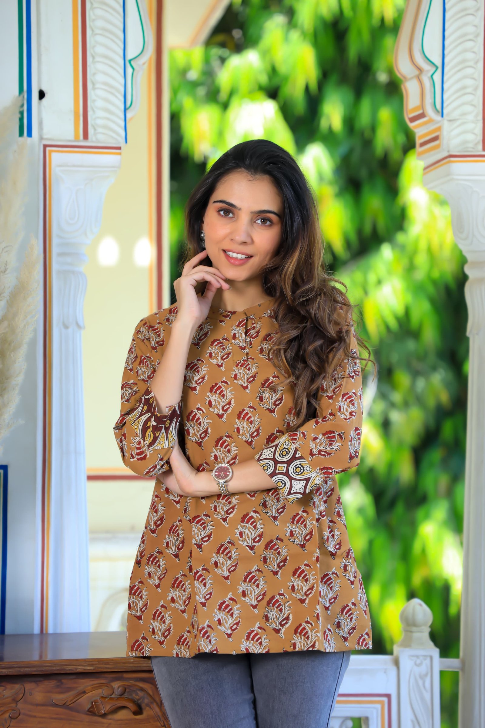 Cotton Printed Top