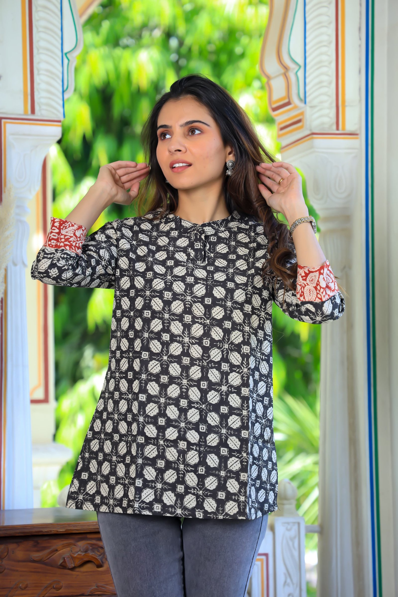 Cotton Printed Top