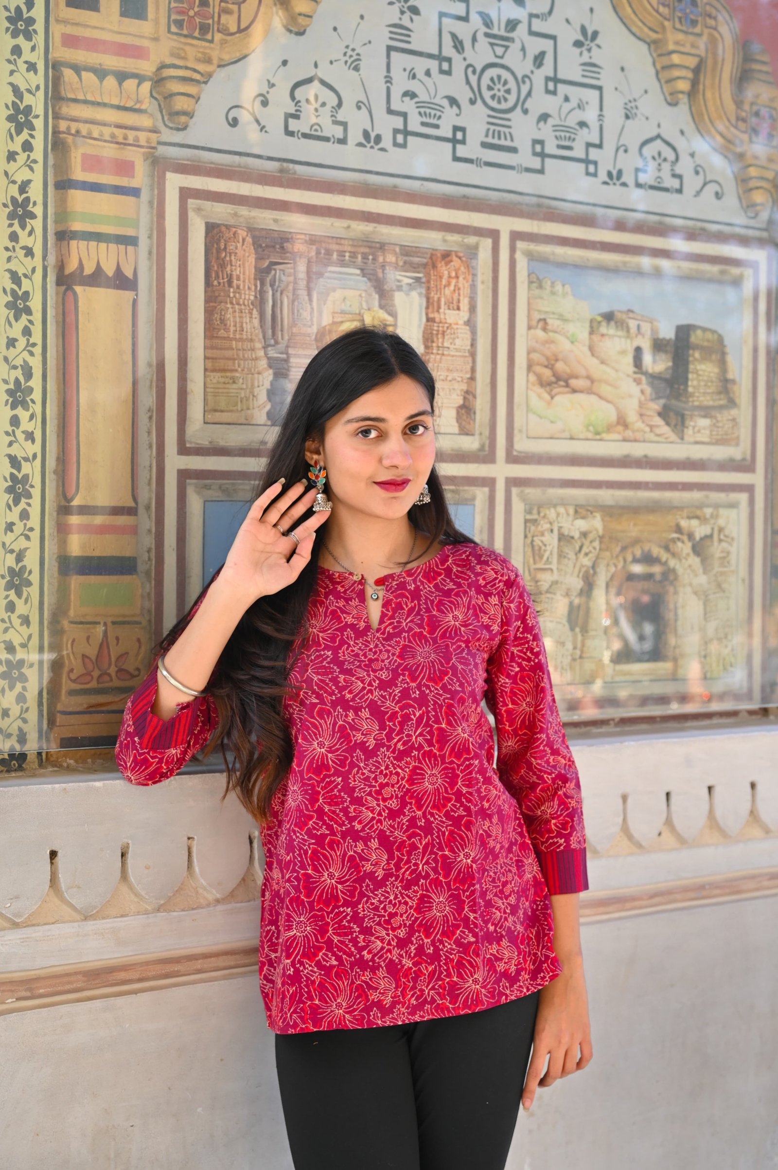 Cotton Printed Top