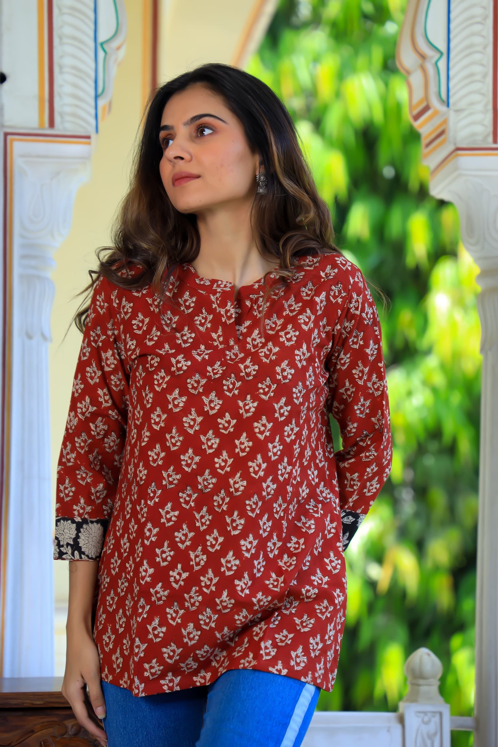 Cotton Printed Top