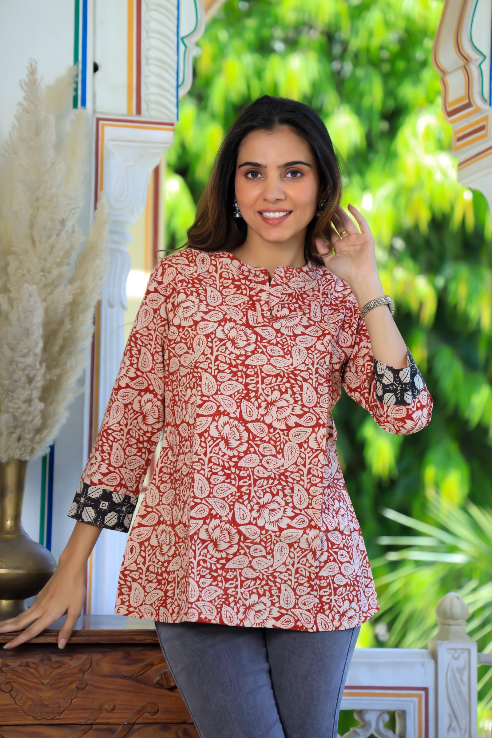 Cotton Printed Top