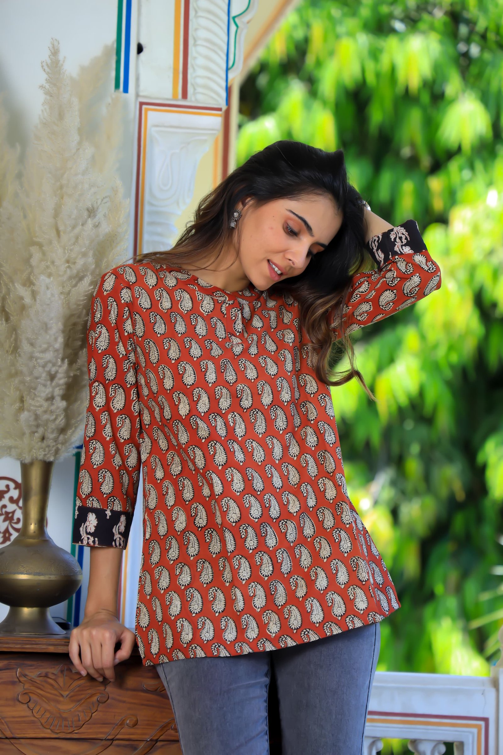 Cotton Printed Top