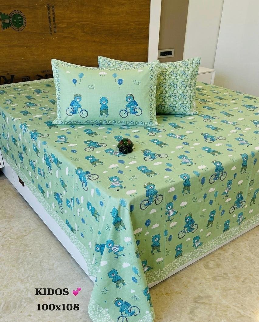 Cotton Printed Double Bedsheet